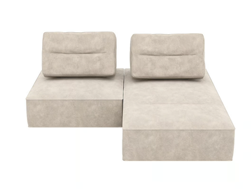 9-LAYER THICK - Sectional fabric sofa with chaise longue by grado design - view 3